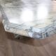 Handcrafted green marble coffee table, 1960s France