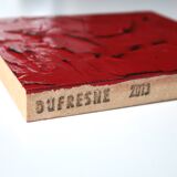 Tableau, peinture abstraite texturée de Vincent Dufresne, 2013