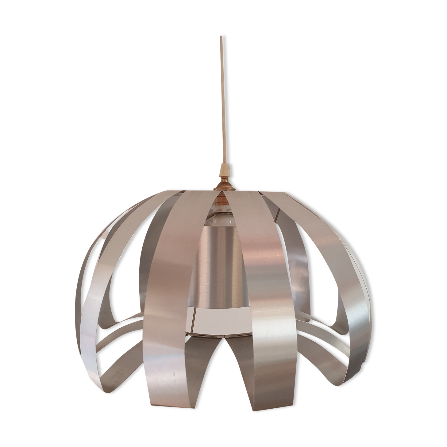 60' stainless steel pendant light
