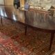 Louis XVI period dining table, 8 feet, mahogany, 4.61 m long