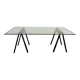 Table / Glass desk "Gaetano" design Gae Aulenti Zanotta 1970s