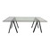 Table / Glass desk "Gaetano" design Gae Aulenti Zanotta 1970s