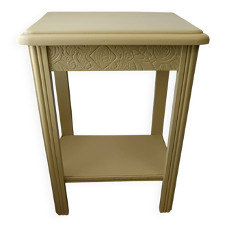 Vitamin yellow art deco console