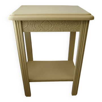 Console art déco jaune vitamine