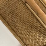 Etagère murale en rotin