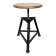 Black Industrial Workshop Swivel Stool, 1960s