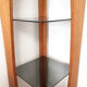 Vintage smoked glass self, 1970