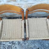 6 rope seated chairs