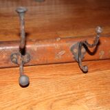 Antique workshop coat rack
