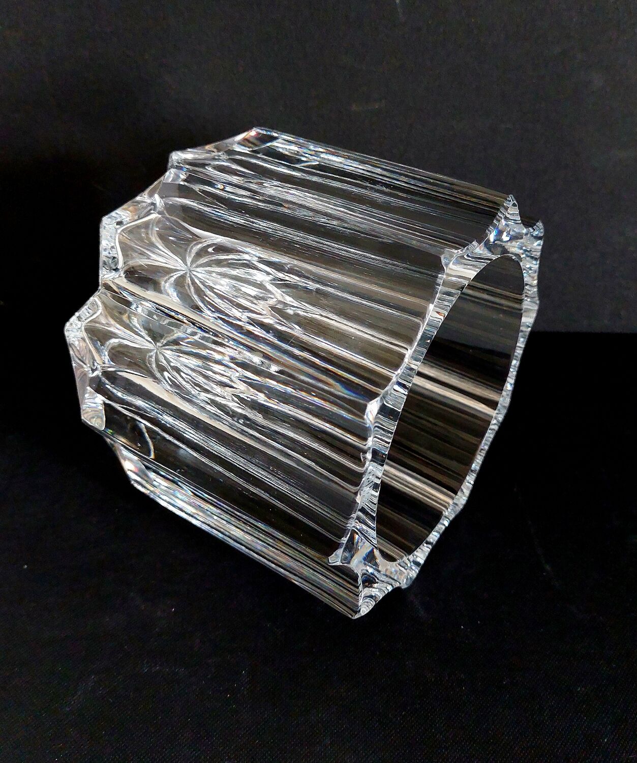 Art Deco crystal vase