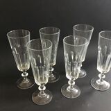 6 champagne flutes