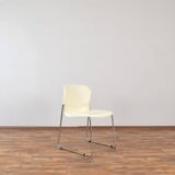 SM400K White Swing Chair by Gerd Lange for Drabert, Set of 4, 1980s