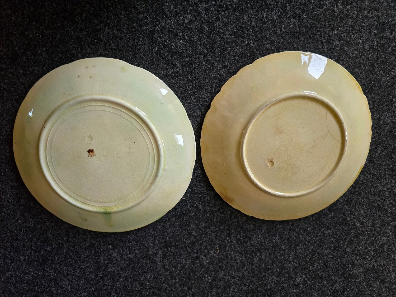 Antique slipware plates