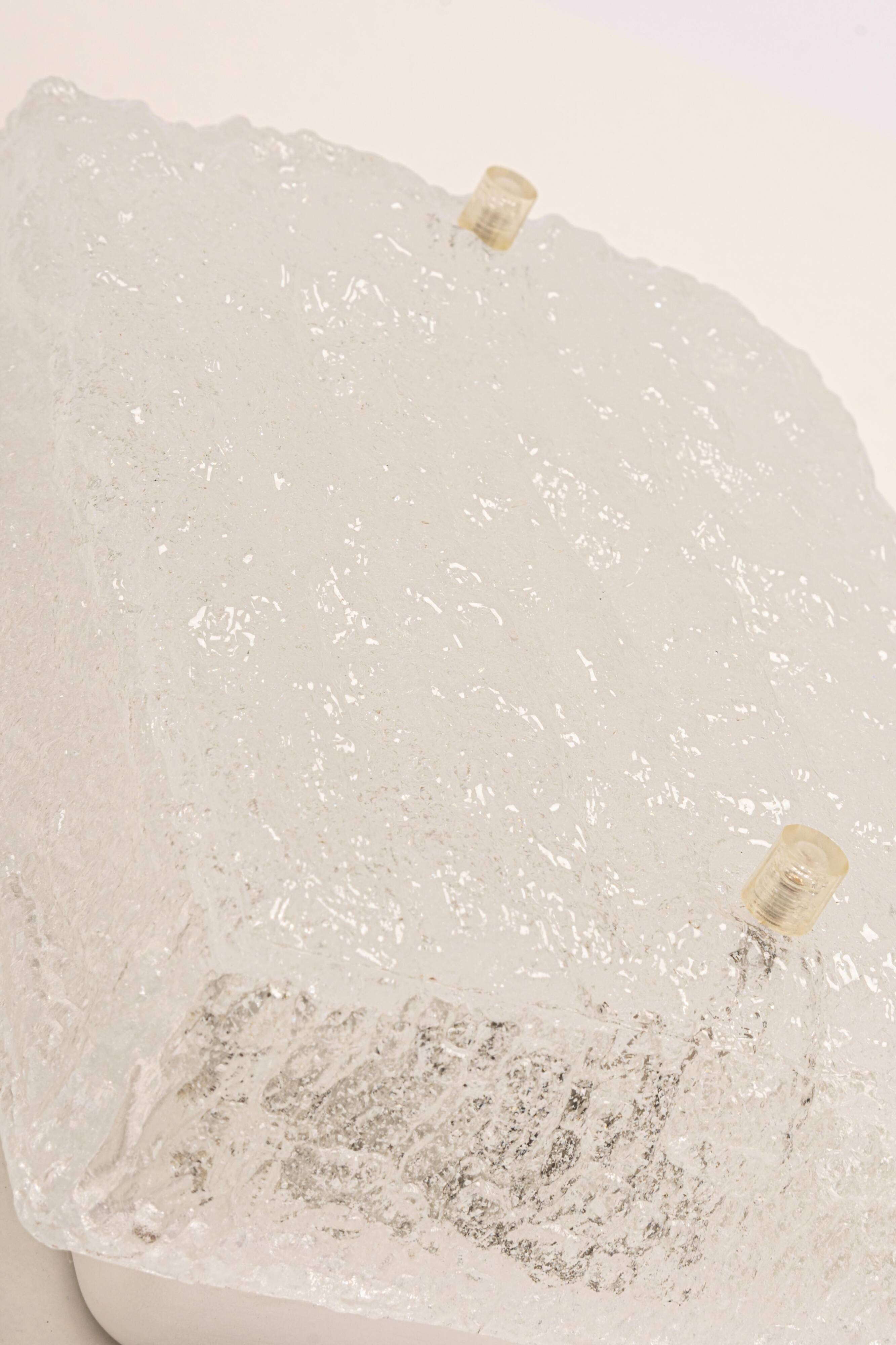 Small wall lamp in glass, Austria, 1960s