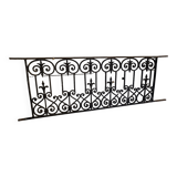 Old cast iron balcony box