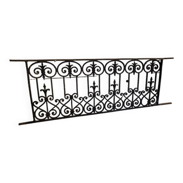 Old cast iron balcony box