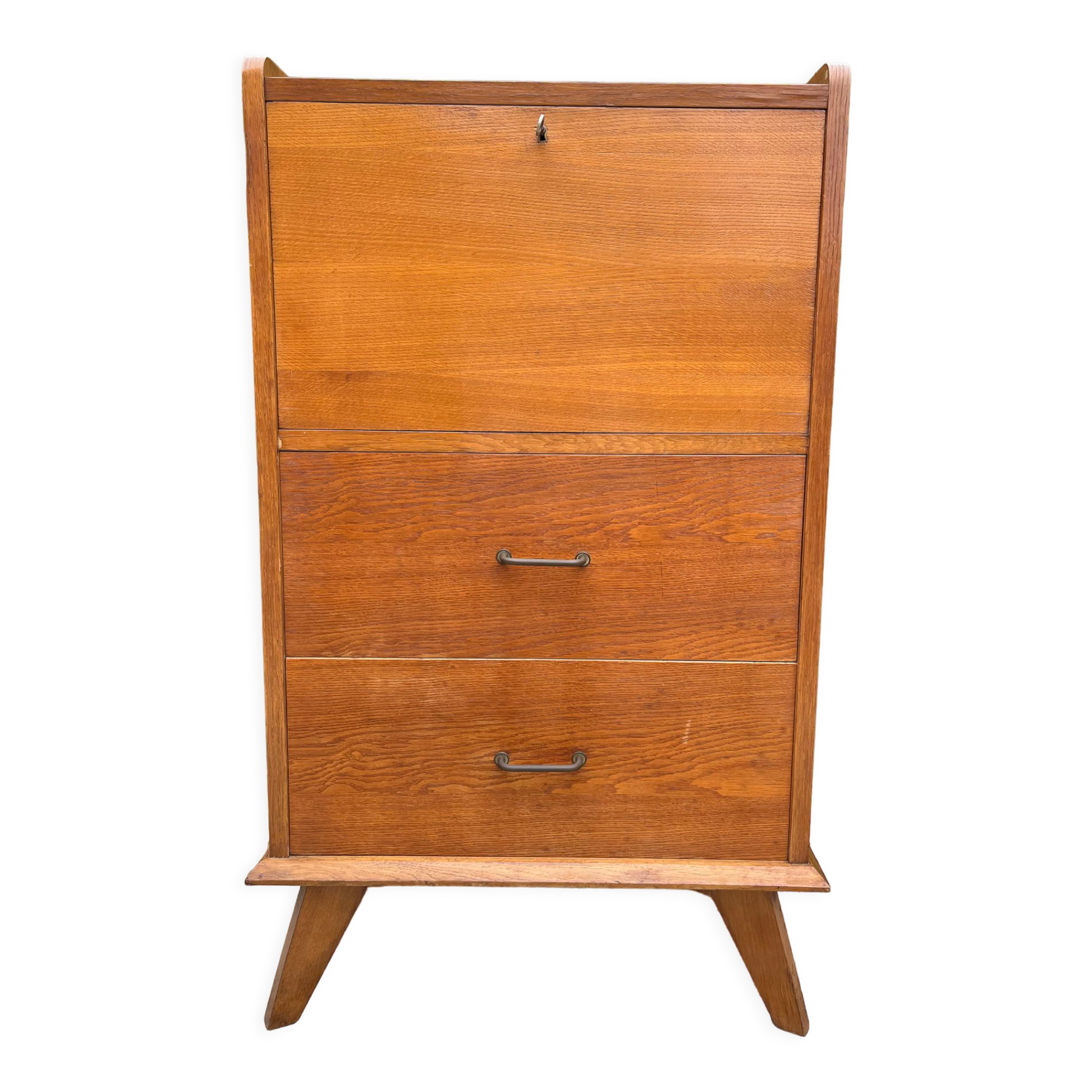 Vintage chest of drawers compass feet