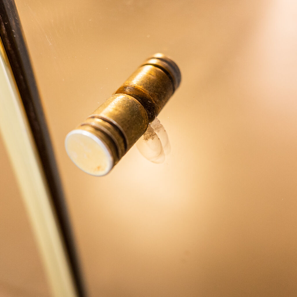 Wooden cabinet cabinet showcase 80s