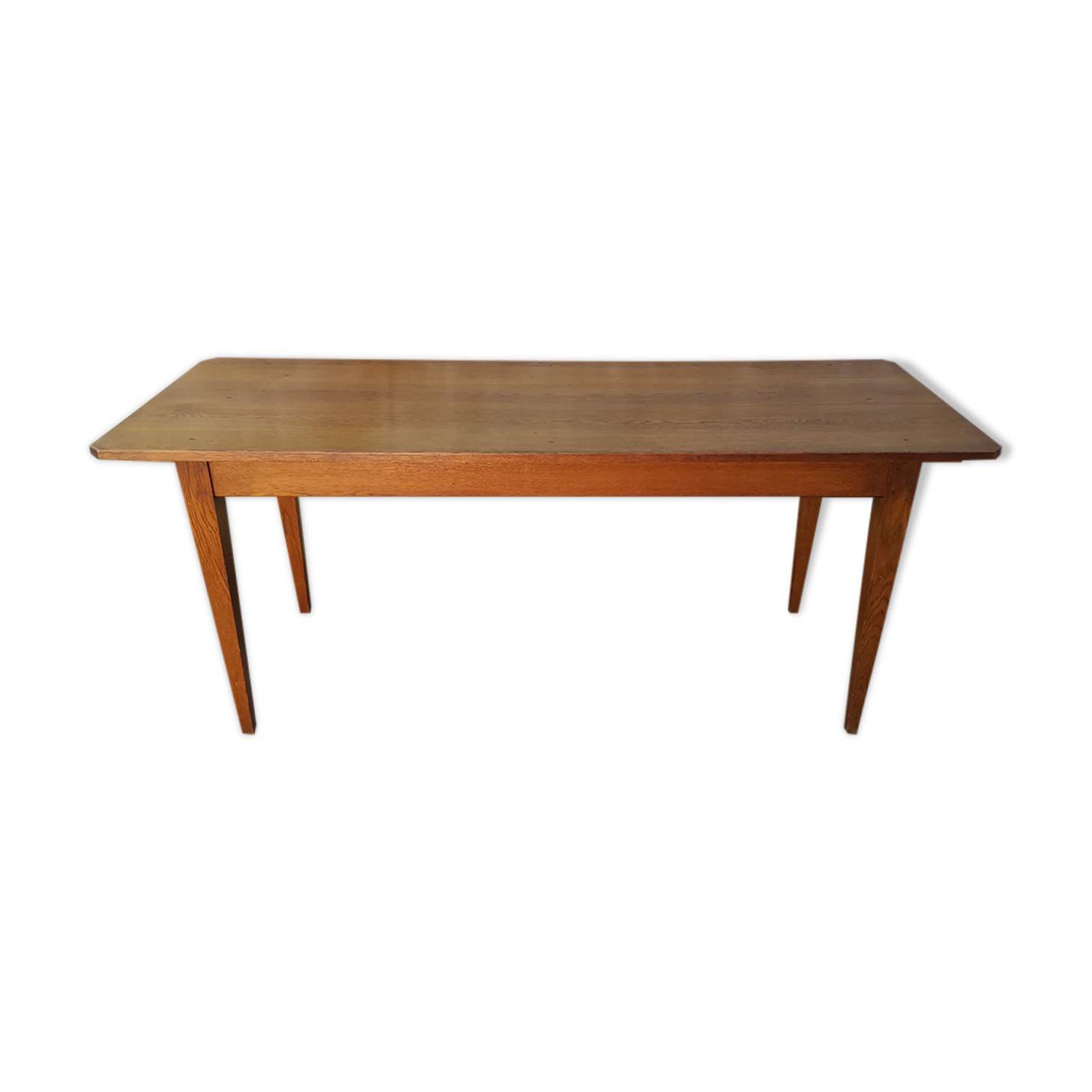 Oak table with two extensions