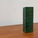 Minimalist block vase in Italian pottery from the mid-century by Bitossi, 1960s.