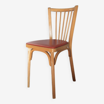 Baumann faux red chair