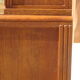 Buffet Art Déco avec guérites et miroir