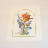 2 botanical plates from art and decor 104 serie 1