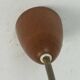 1960s mid century sputnik 8-light CHANDELIER teak brass glass ceiling light