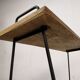 Vintage metal wood magazine rack