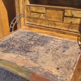 Burr walnut secretary