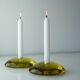 Glass candleholders by Anne Nilsson for Kosta, 2000s, set of 2