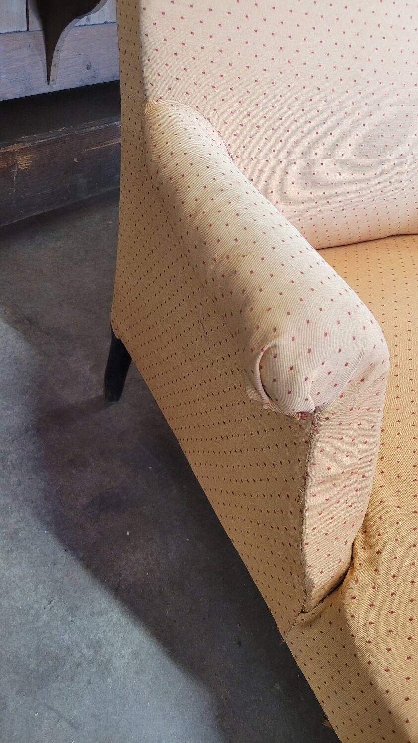 Napoleon III period daybed, 19th century