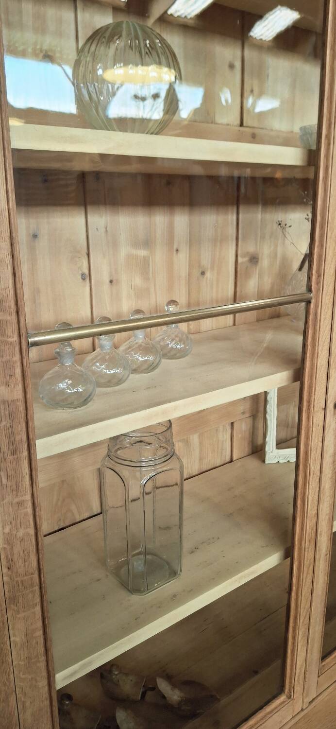 Grande vitrine ancienne de musée