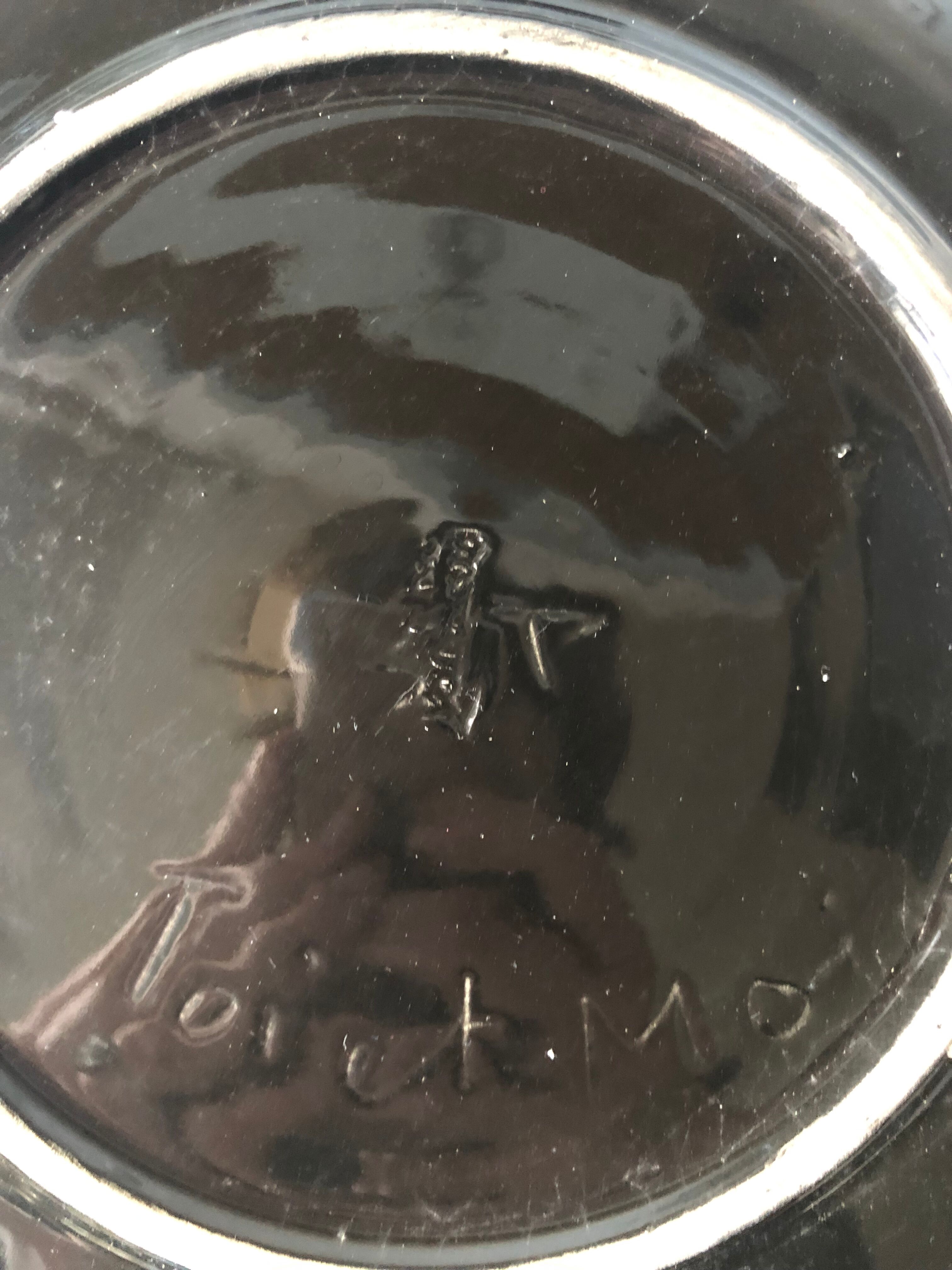 Four plates Vallauris the mermaids