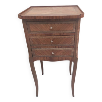 Marquetry side table