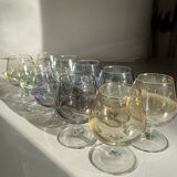 Coffret de 10 verres à Cognac de Luminarc en verre coloré