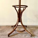 Parrot and dark arched beech coat rack