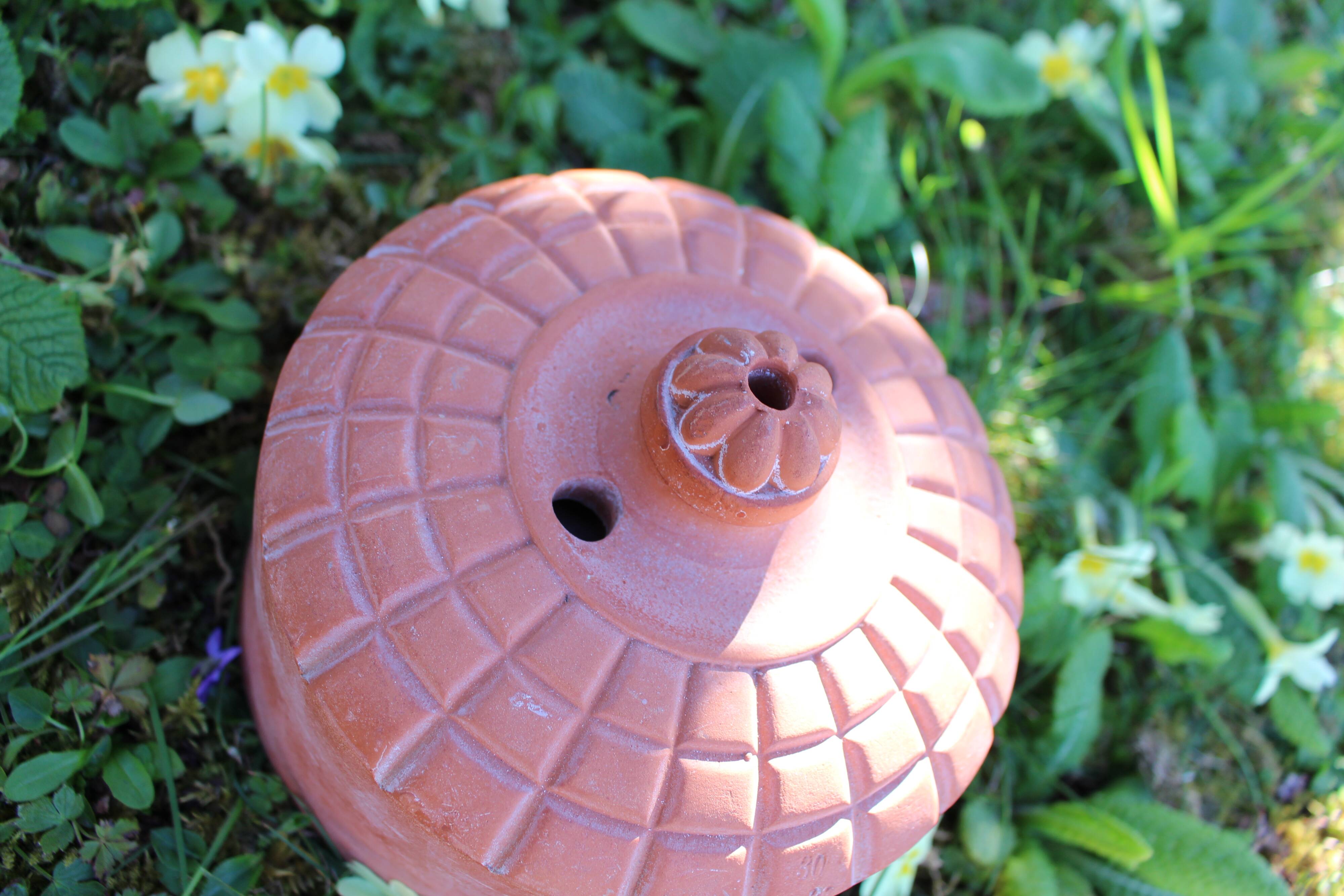 Terracotta cheese bell