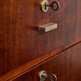 Buffet cubain en acajou de style Bauhaus, Gyula Kaesz, début des années 1940