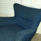 Reare Fauteuil Club Wing chair organic annéee 50
