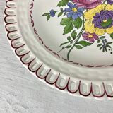 Pair of openwork plates with floral decoration “Les Islettes” early 19th century