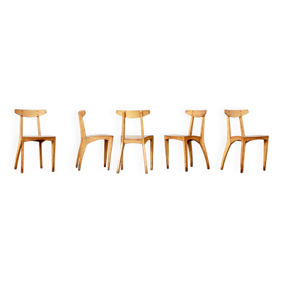 5 chaises de Thibault Desombre, 1990