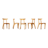 5 chairs by Thibault Desombre, 1990