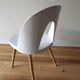 White dining chair by Antonin Suman for Tatra, 1960