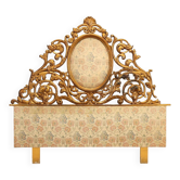 Double carved and gilded headboard