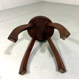 Brutalist rustic small chair stool side table plant table 1960’s