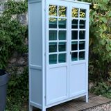 Vintage 1960s Parisian glass cabinet