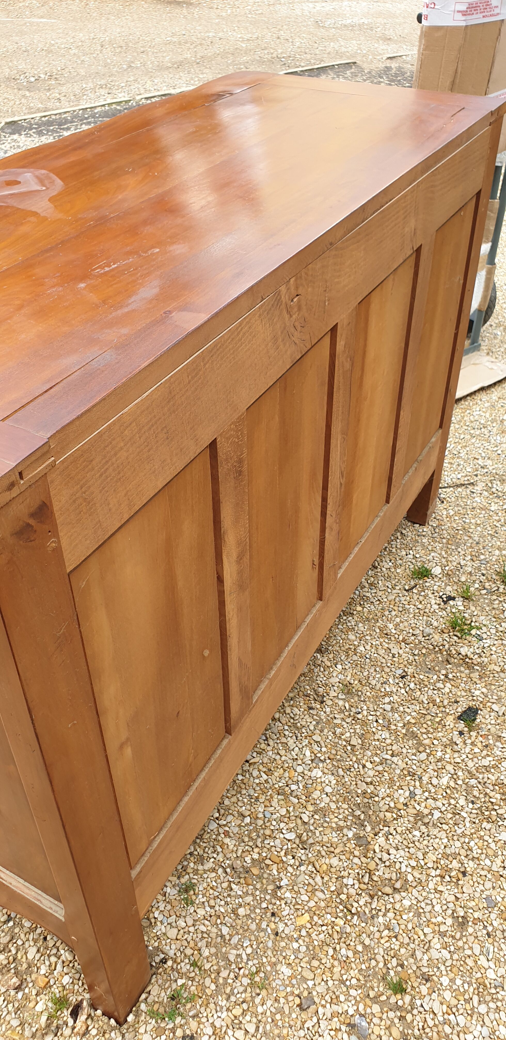 Chest of drawers Louis XV in cherry wood