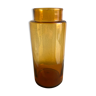 Old brown glass pharmacy bottle
