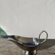 Royal BB silver-plated metal gravy boat